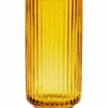 Lyngbyvasen 15 cm., glas - amber