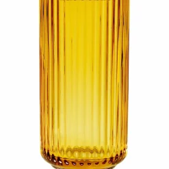 Lyngbyvasen 15 cm., glas - amber