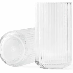 Lyngbyvasen 38 cm., glas - klar