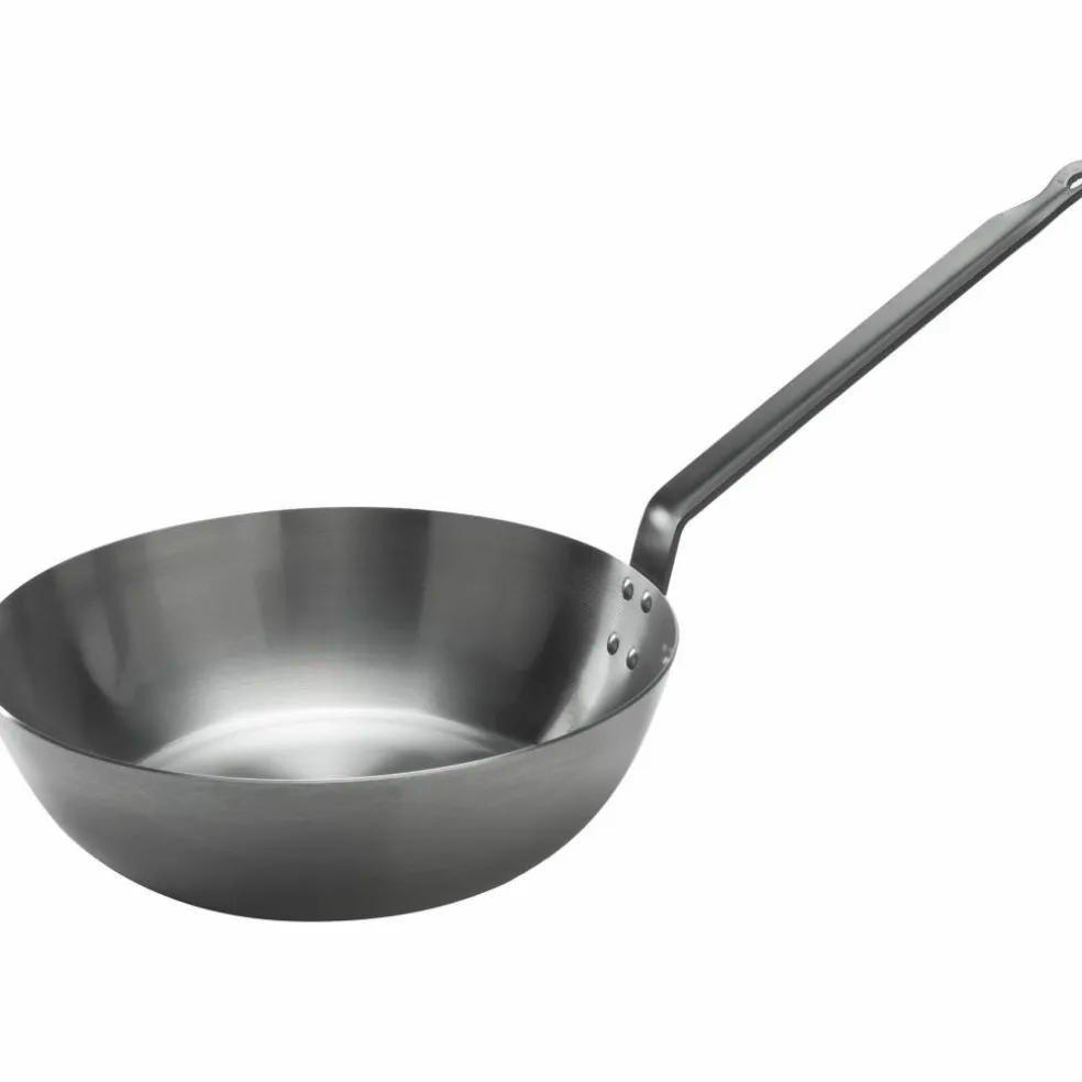 Lyonnaise djup stekpanna/sauteuseKolstål 20 cm