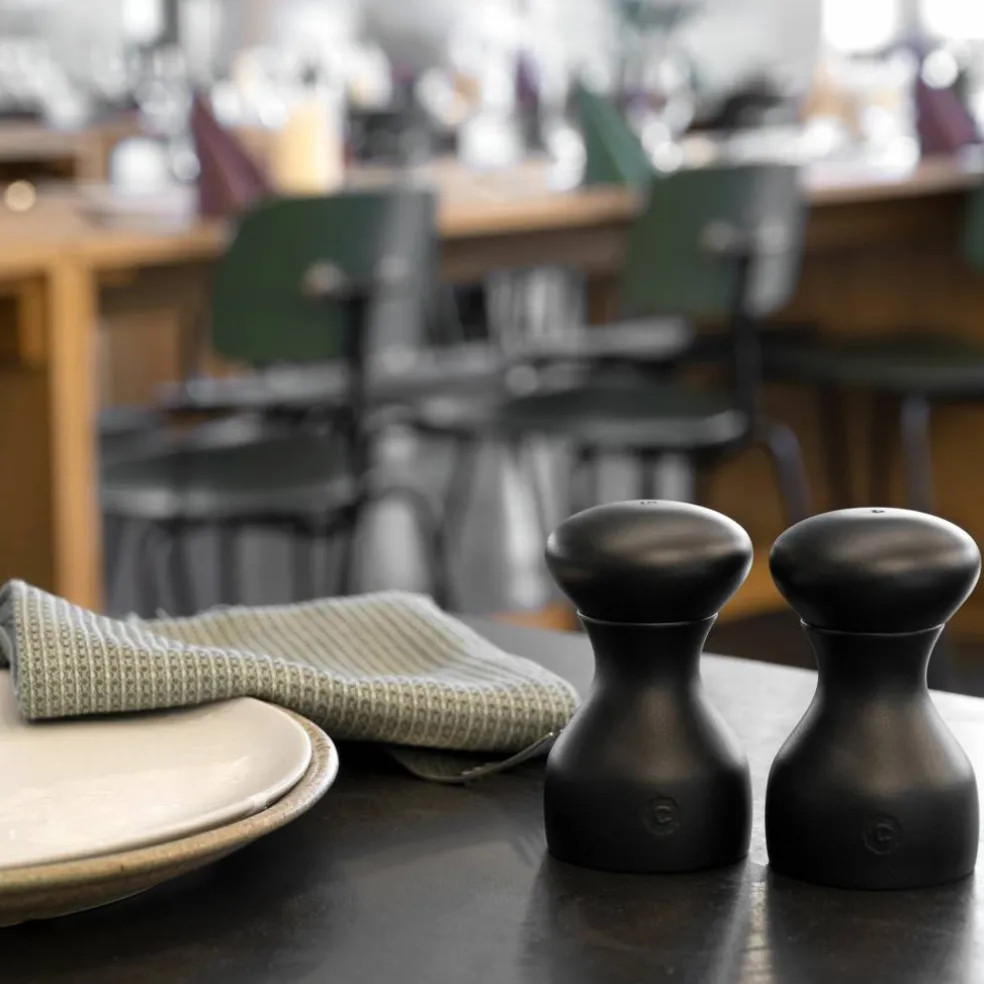 Lyon Salt- och pepparkvarnset 10 cm, svart