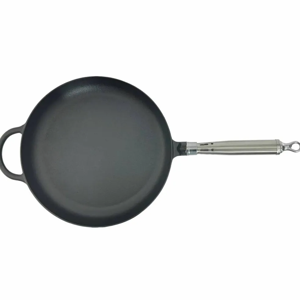 Maestro gjutjärnsstekpanna med rund kant 28 cm