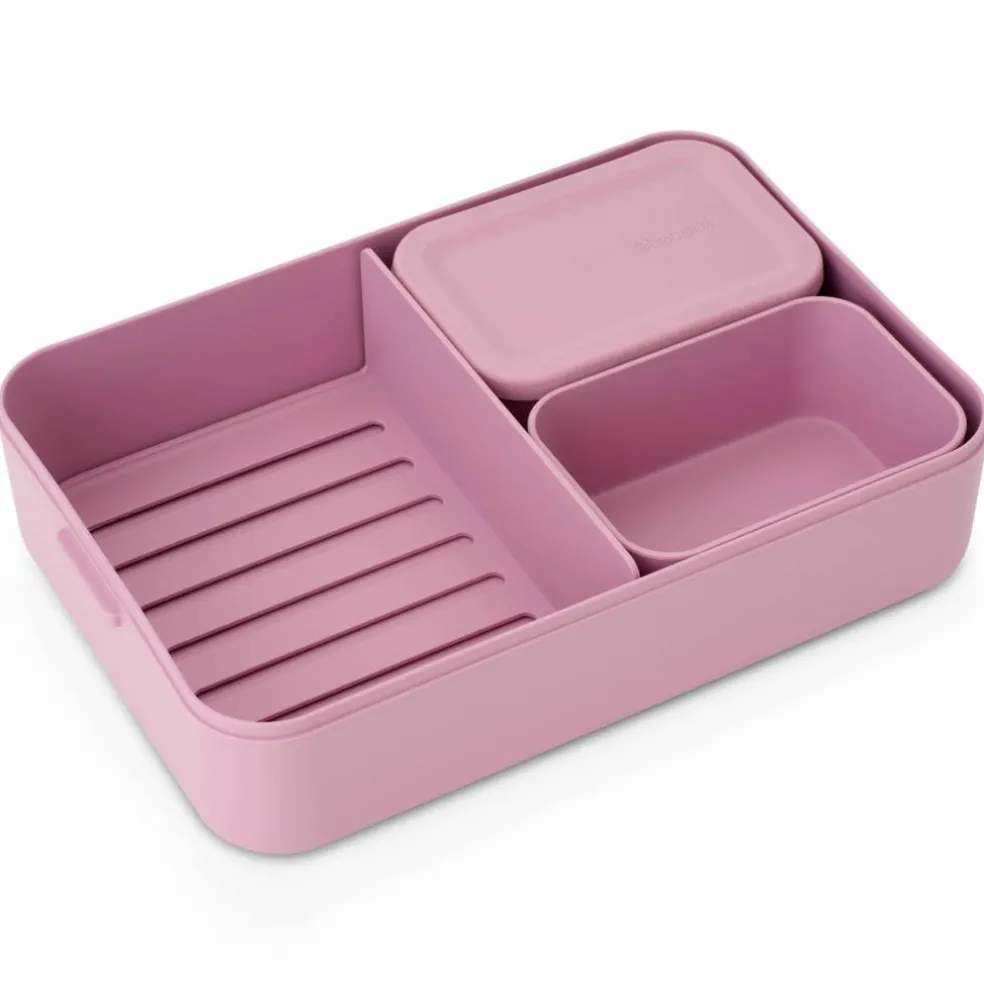 Make & Take bento matlåda stor, lilac pink