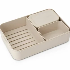 Make & Take bento matlåda stor, soft beige