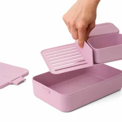 Make & Take bento matlåda stor, soft beige