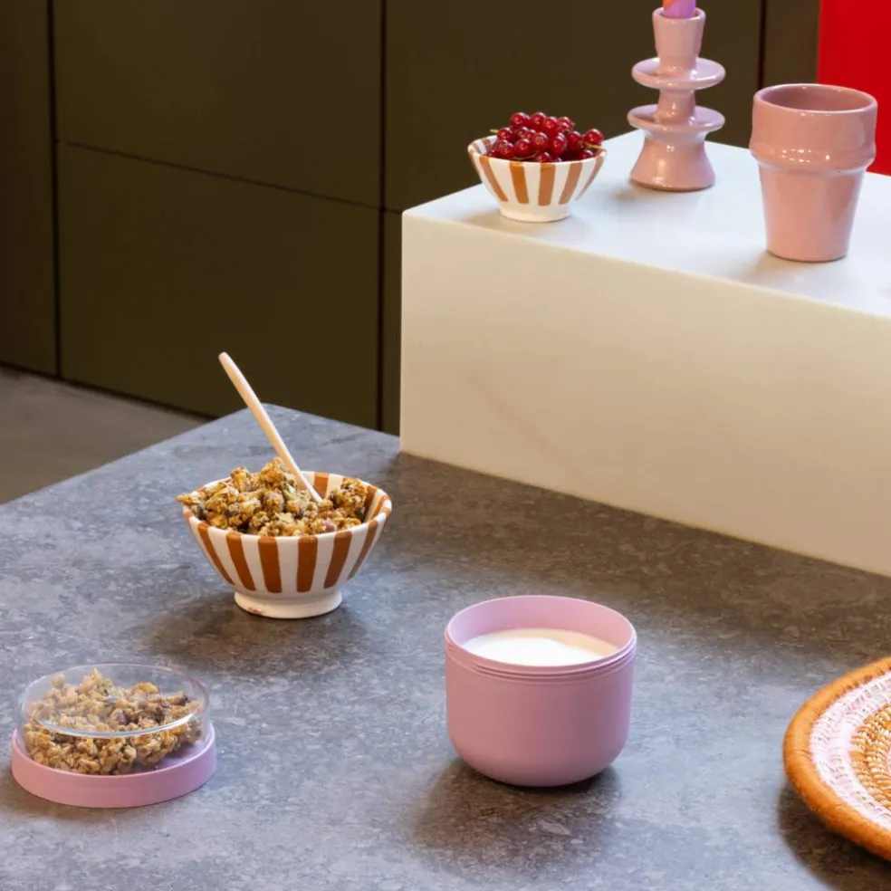 Make & Take frukostskål 0,5 liter, lilac pink
