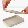 Make & Take matlåda platt, soft beige