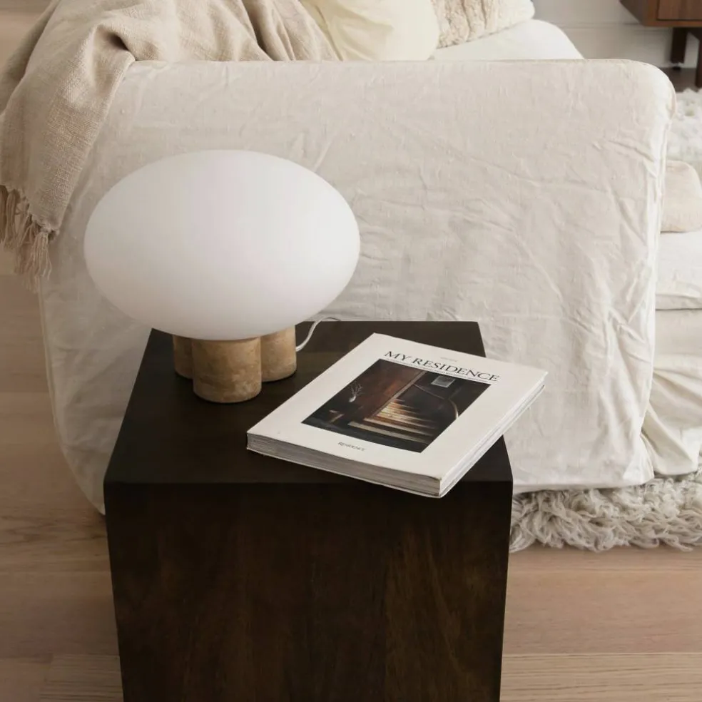 Mammut bordslampa, 28 centimeter, svart