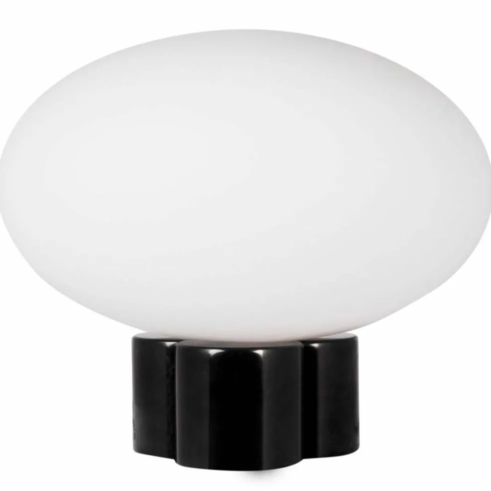 Mammut bordslampa, 28 centimeter, travertin