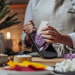 Mandolin med keramiskt blad, svart