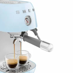 Manuell espressomaskin med Cold Brew, vit