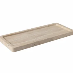 Manufacture travertine serveringsfat 25,5x10,5 cm