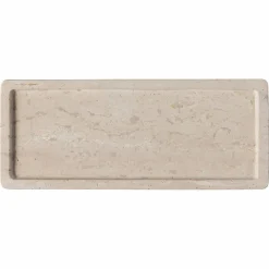 Manufacture travertine serveringsfat 25,5x10,5 cm