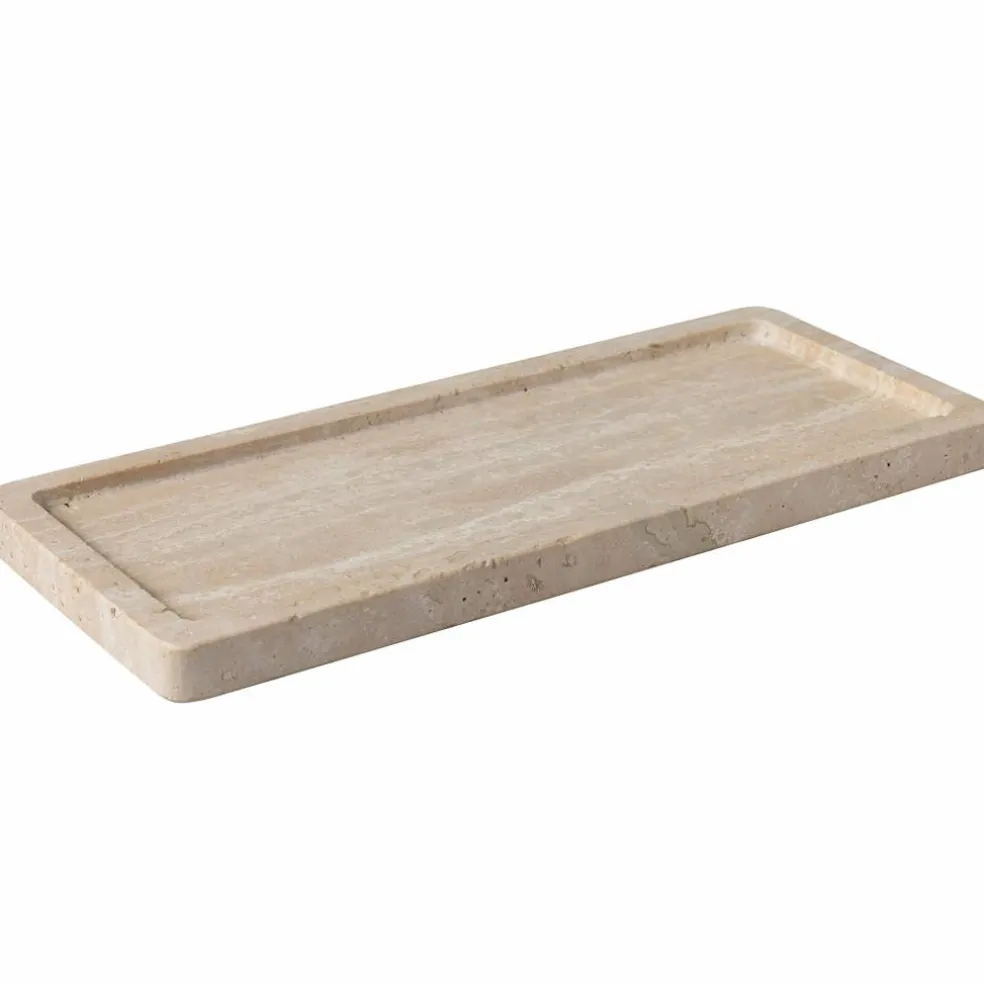 Manufacture Travertine serveringsfat 40,5x28 cm