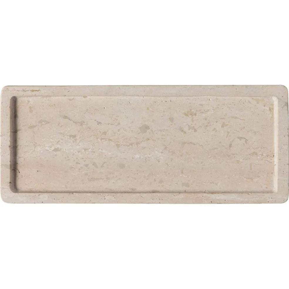 Manufacture Travertine serveringsfat 40,5x28 cm