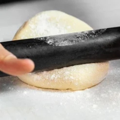 Marmorkavel med ställ Svart