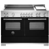 MAS125I2EXT2 Master induktionsspis 120 cm med 5 zoner, stekbord och 2 ugnar, rostfritt stål