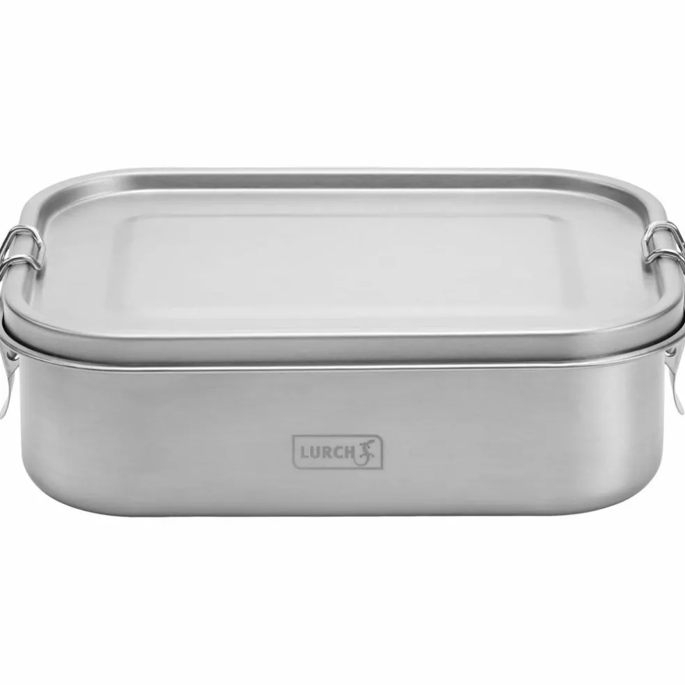Matlåda med snap-lock, 1400 ml, rostfritt stål