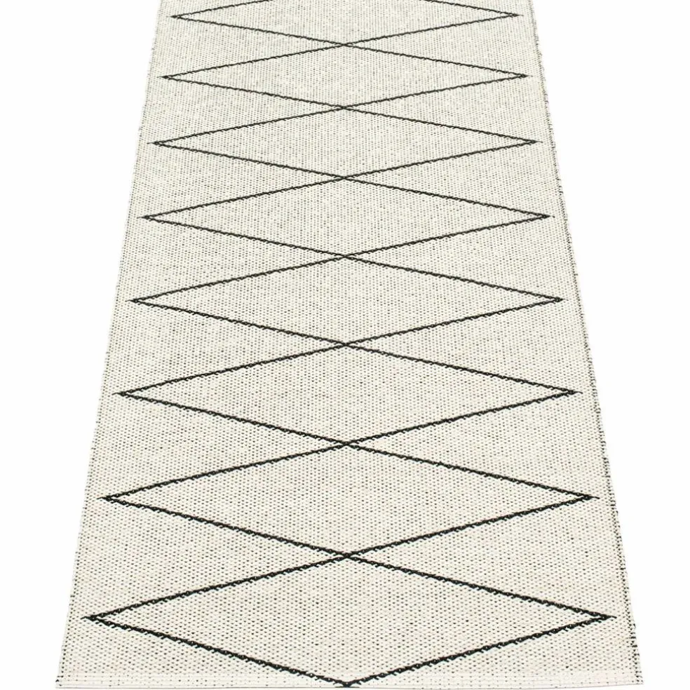 Matta Max, 70 x 240 cm, black/vanilla