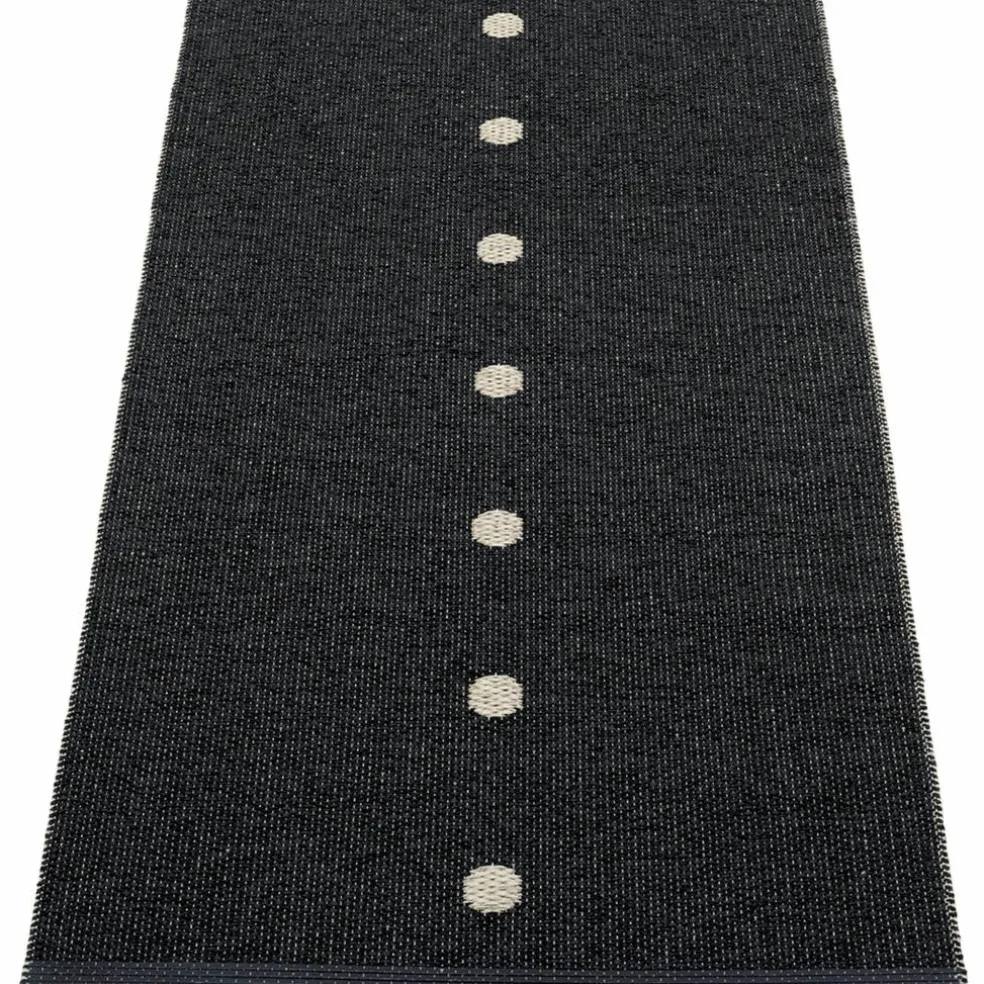 Matta Peg, 70 x 140 cm, black/linen