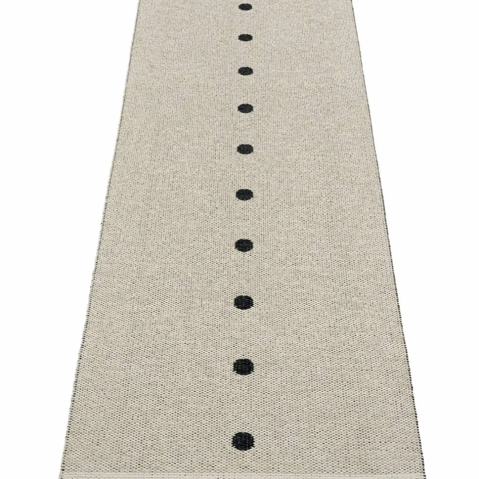 Matta Peg, 70 x 200 cm, black/linen