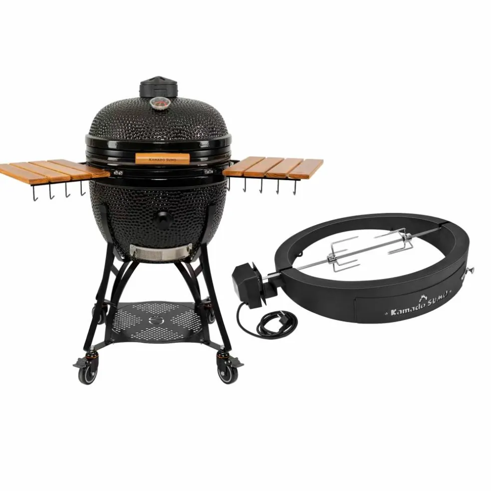Maxi Gen 2 kamadogrill med Grillmästarens rotisserie, grön