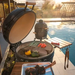 Maxi Gen 2 kamadogrill med Grillmästarens rotisserie, grön