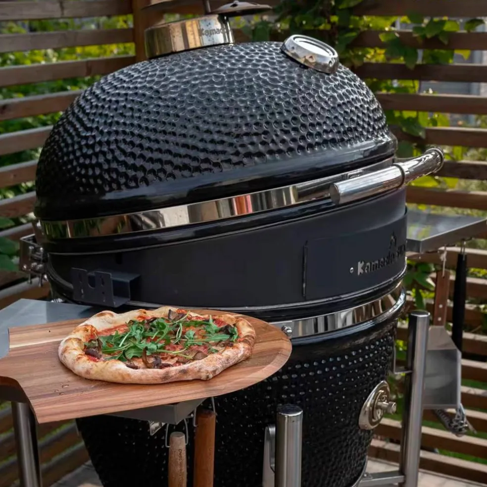 Maxi Gen 2 kamadogrill med Grillmästarens rotisserie, grön