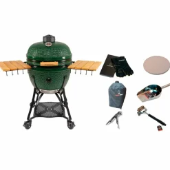 Maxi Gen 2 kamadogrill med tillbehörspaket, grön