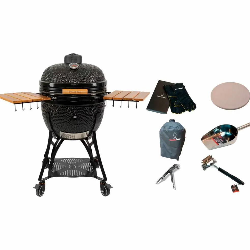 Maxi Gen 2 kamadogrill med tillbehörspaket, grön