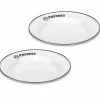 Middagstallrik 26 cm, vit 2-pack