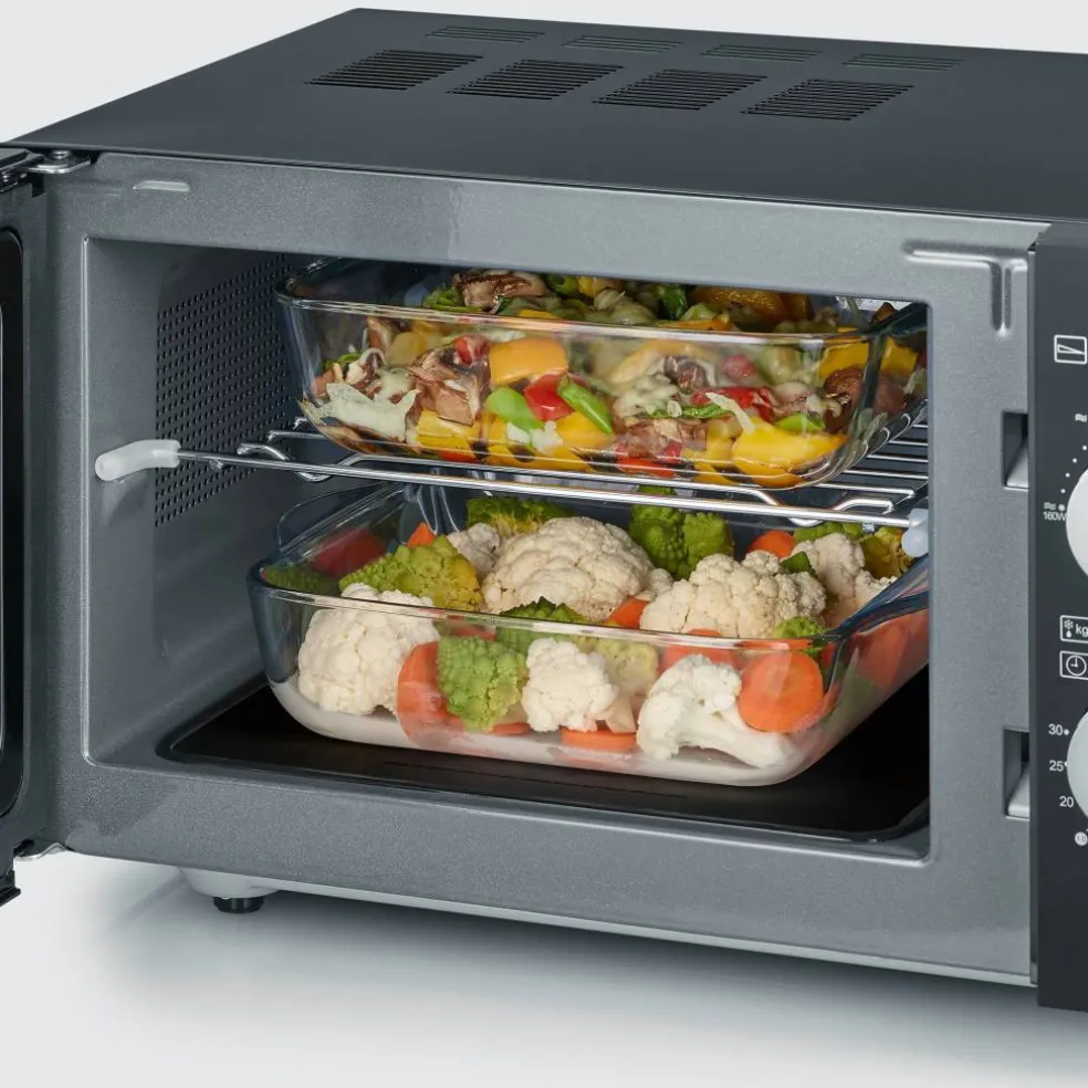 Mikrovågsugn med keramisk bottenplatta, 900 W