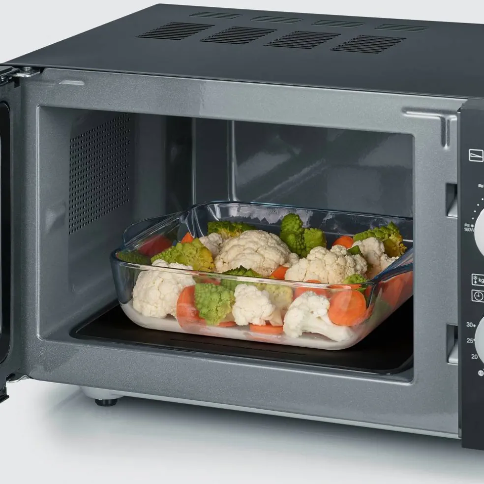 Mikrovågsugn med keramisk bottenplatta, 800 W