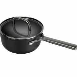 Milano kastrull med glaslock 18 cm, blå