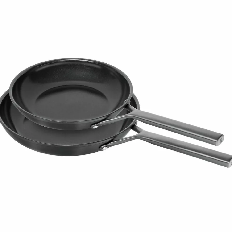 Milano stekpanneset 24 & 28 cm, djupblå