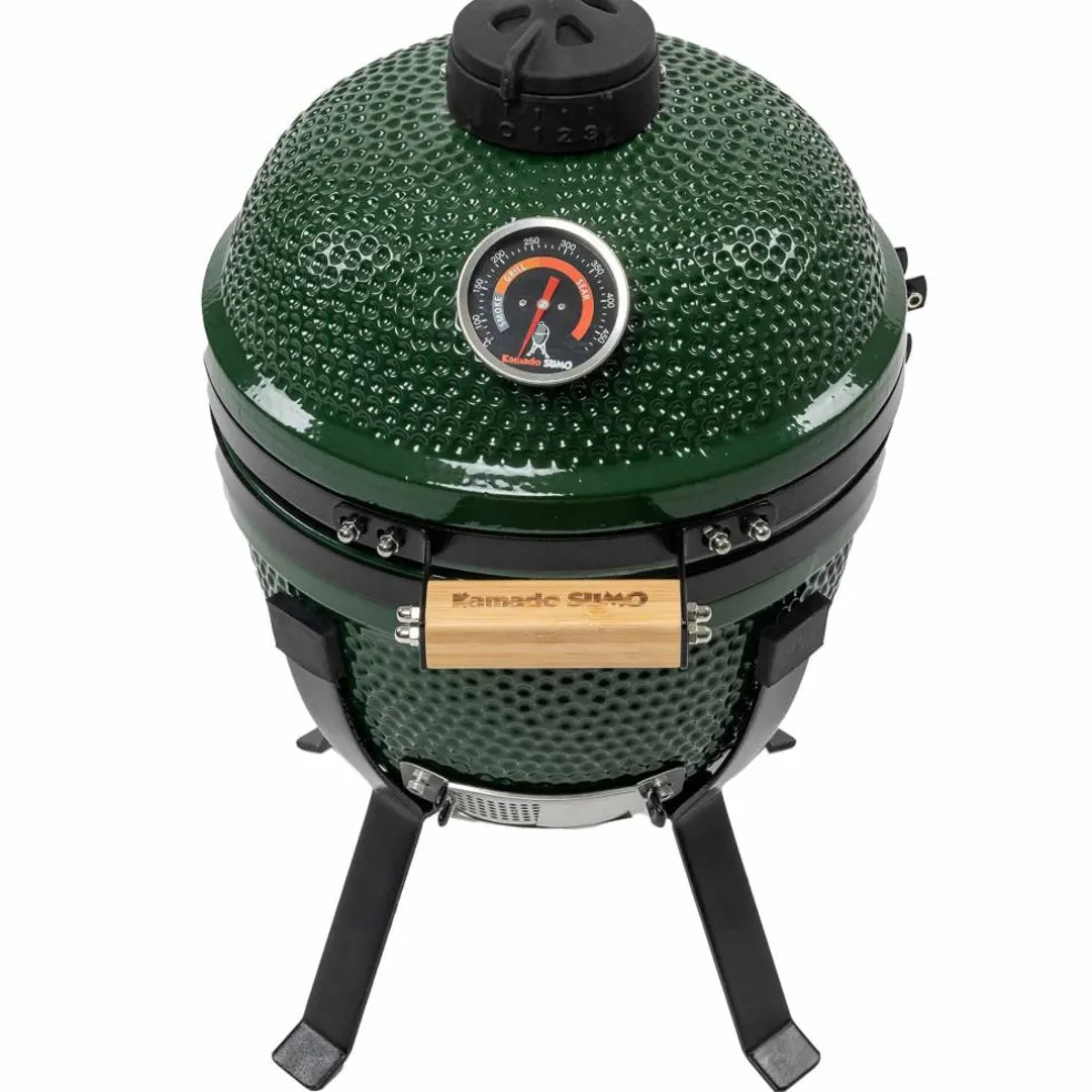 Mini kolgrill, grön