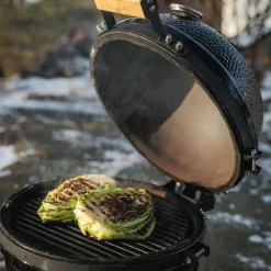 Mini kolgrill, grön