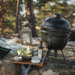 Mini kolgrill, svart