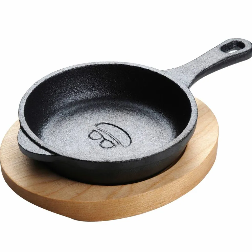 Ministekpanna 10 cm, gjutjärn