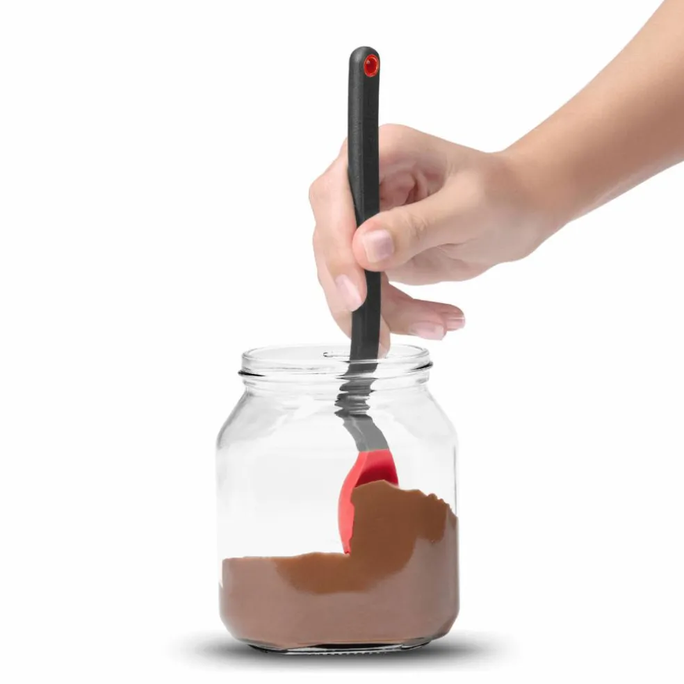 Mini Supoon skedformad slickepott, svart