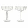 Mizu champagneskål 2-pack, clear