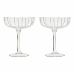 Mizu champagneskål 2-pack, clear
