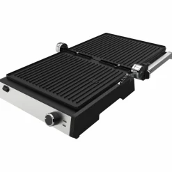 Møn Proff bord-/paninigrill, rostfri/svart