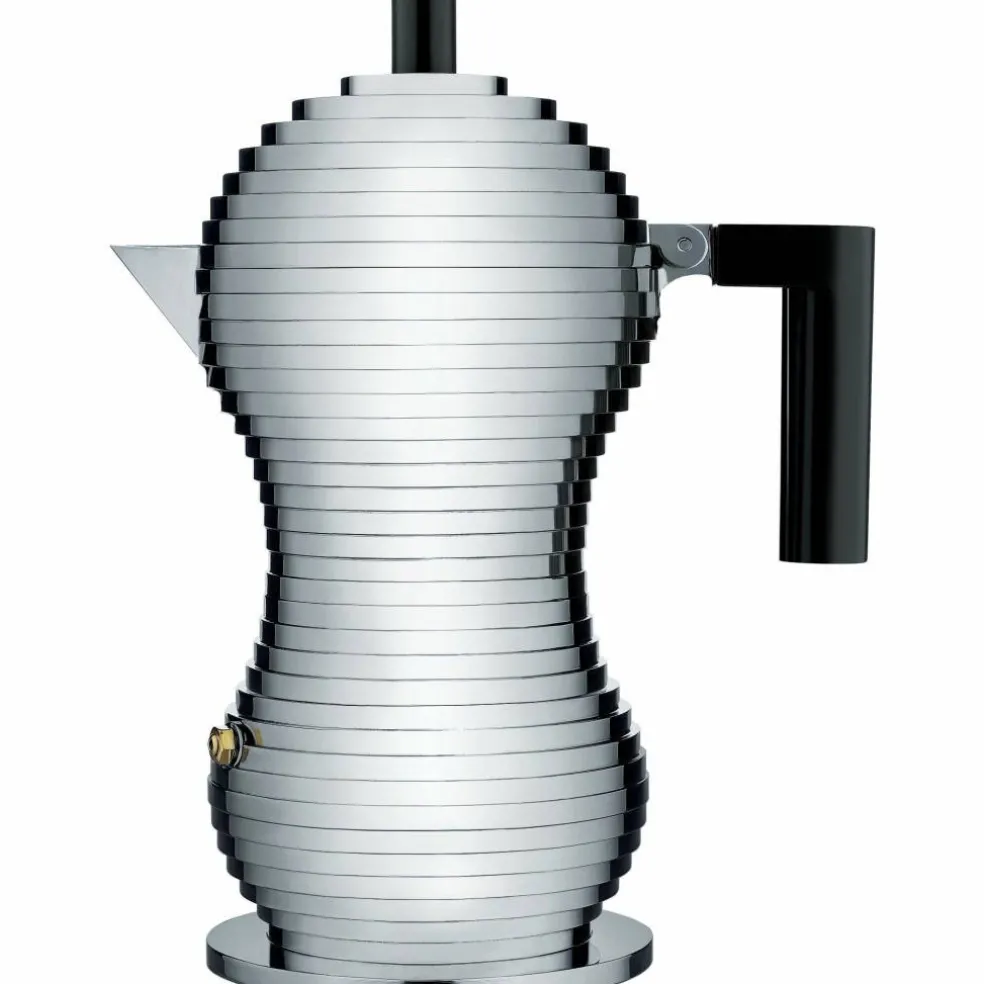 Mokabryggare Aluminium/Röd Medium 15 cl
