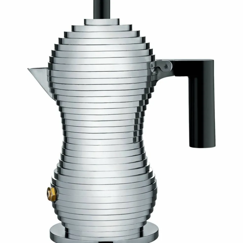 Mokabryggare Aluminium/Svart Small 7 cl