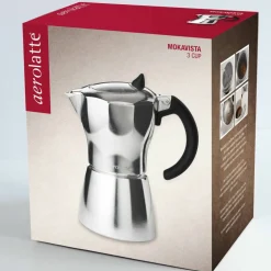 Mokabryggare 3 koppar, aluminium