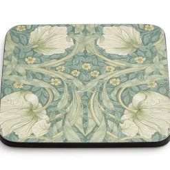 Morris & Co Pimpernel glasunderlägg 6-pack, grön