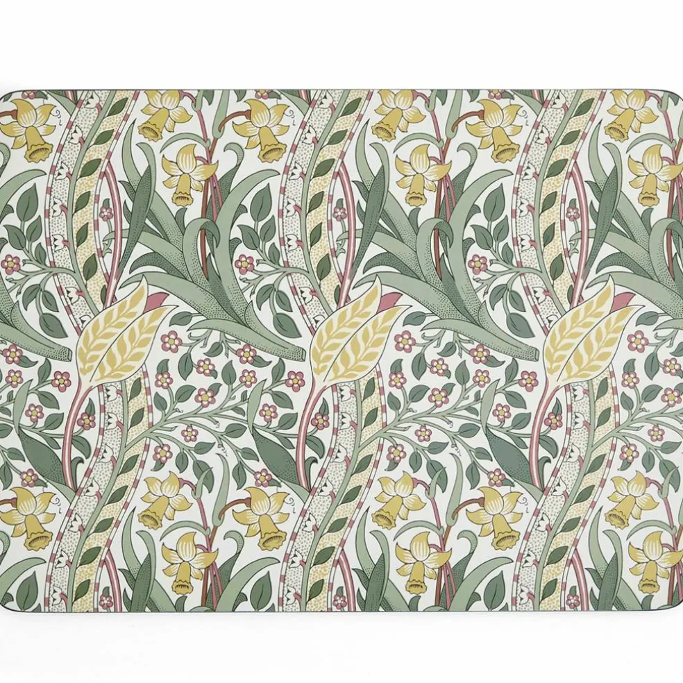 Morris & Co Seaweed bordsunderlägg 40x30 cm 4-pack, grön