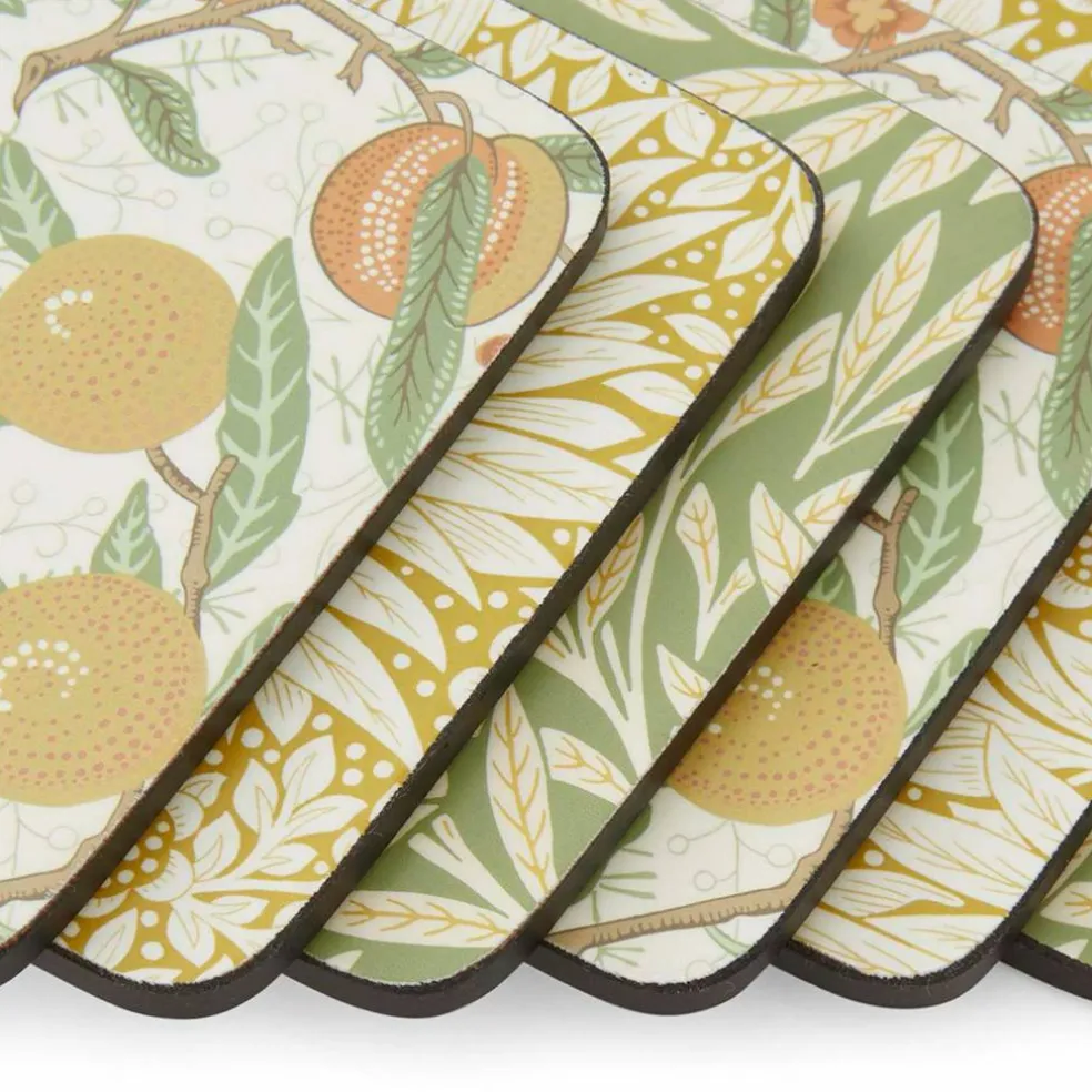 Morris & Co Simply Mixed glasunderlägg 6-pack