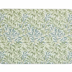 Morris & Co Willow Bough bordstablett 4-pack, blå/grön